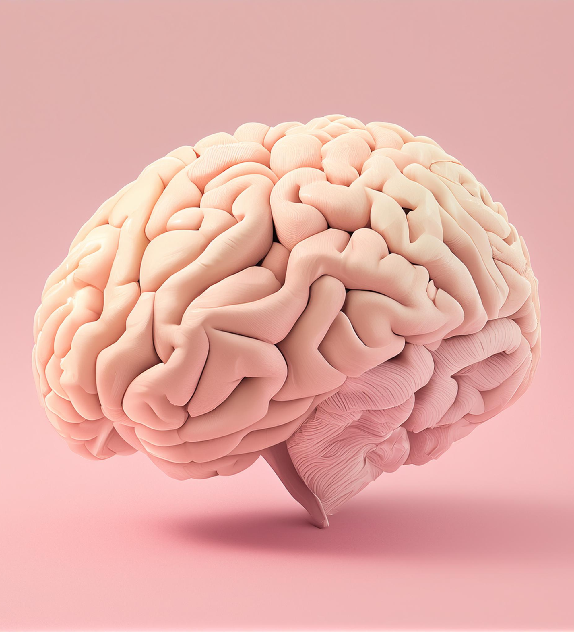 "Brain image next to text explaining benefits of KLAR hydrogen water: clears brain fog, improves sleep quality, sharpens focus by combating oxidative stress and penetrating the blood-brain barrier.